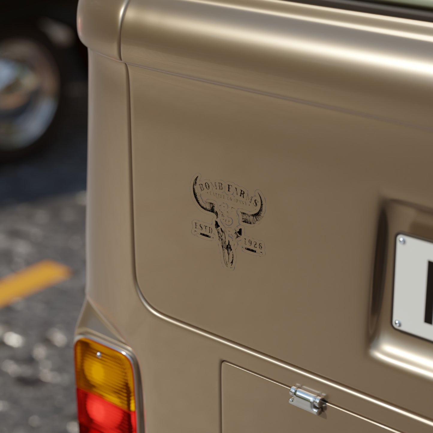 Bomb Farms Cattle Company - Transparent Outdoor Stickers