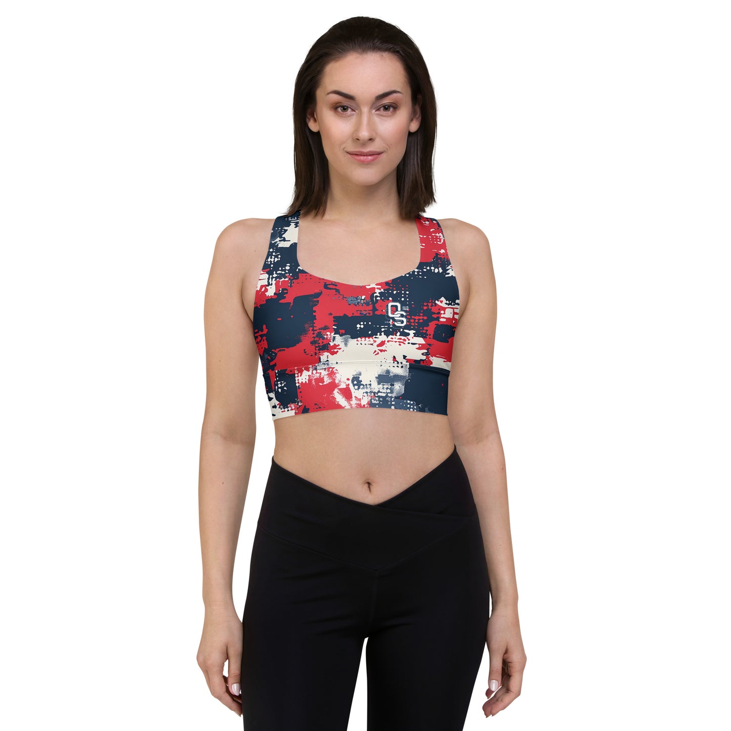 Patriotix - Longline sports bra
