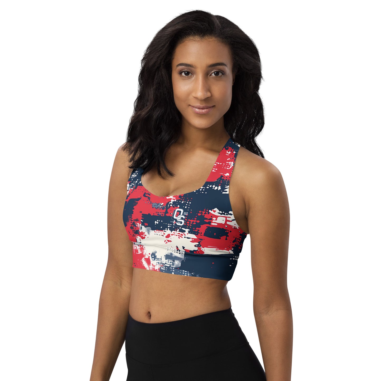 Patriotix - Longline sports bra