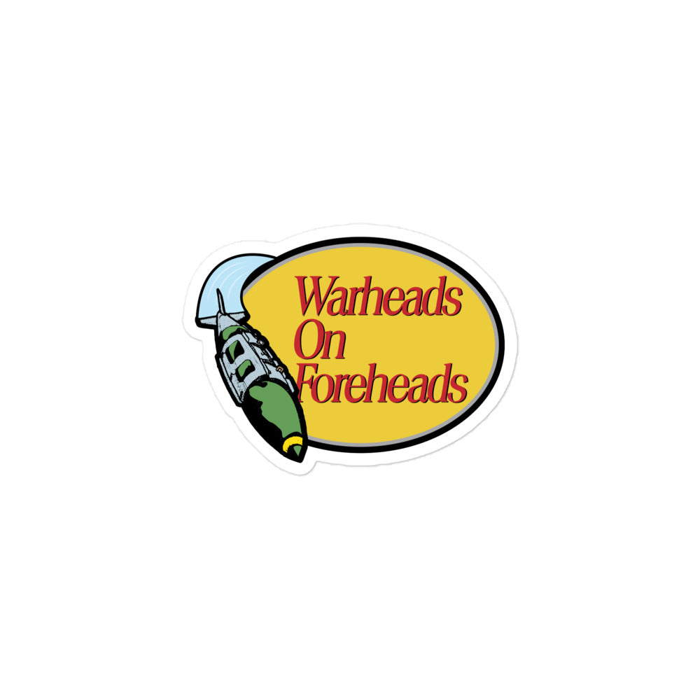 Warheads Pro Shop - Sticker