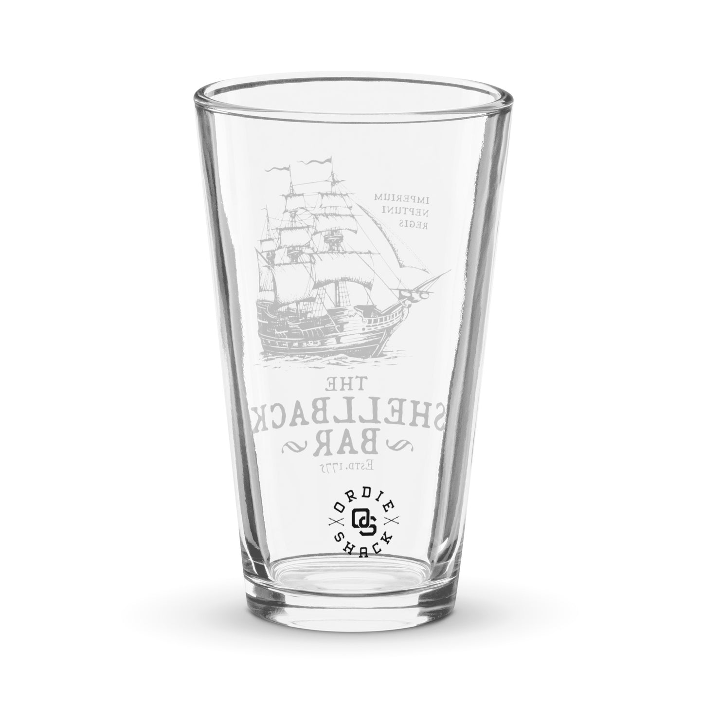 Shellback Bar - Shaker pint glass
