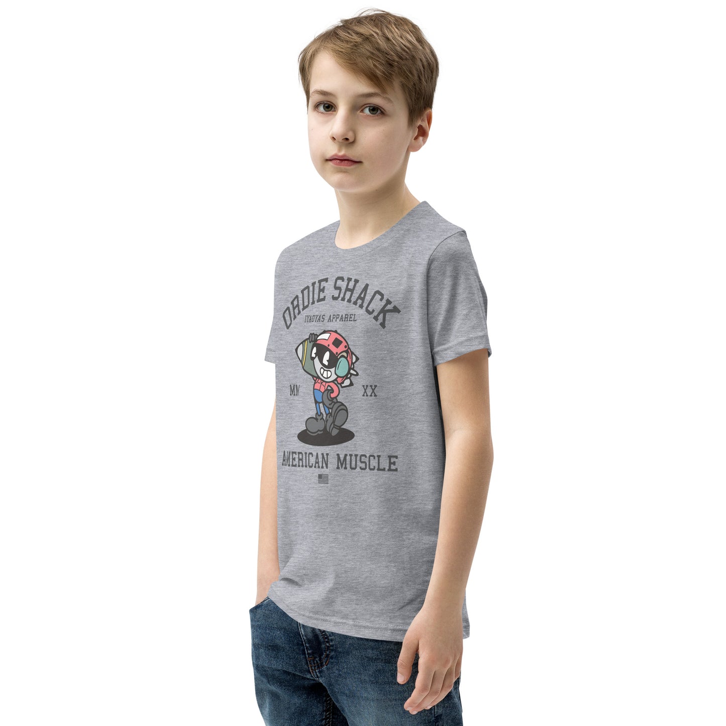 Ordie Shack Oswald - Youth Short Sleeve T-Shirt
