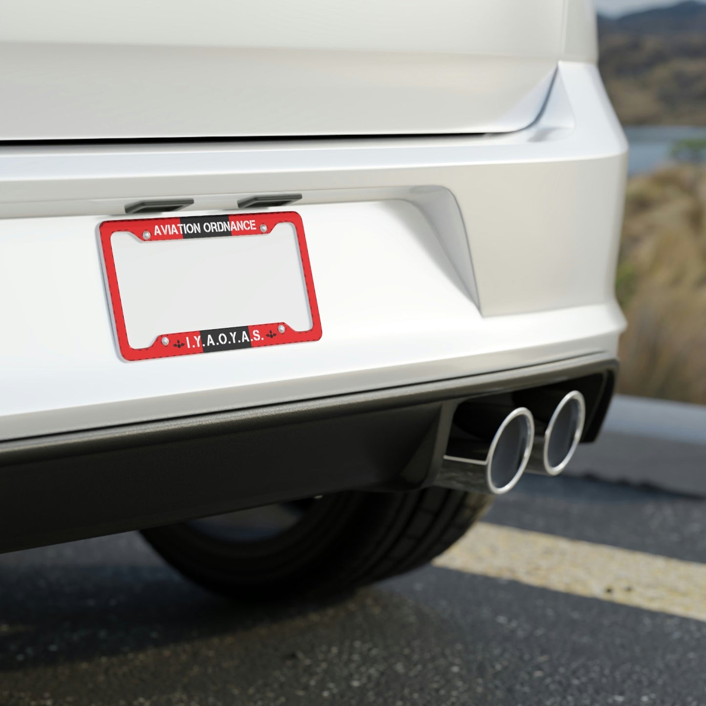 Aviation Ordnance - License Plate Frame - Ordie Shack LLC
