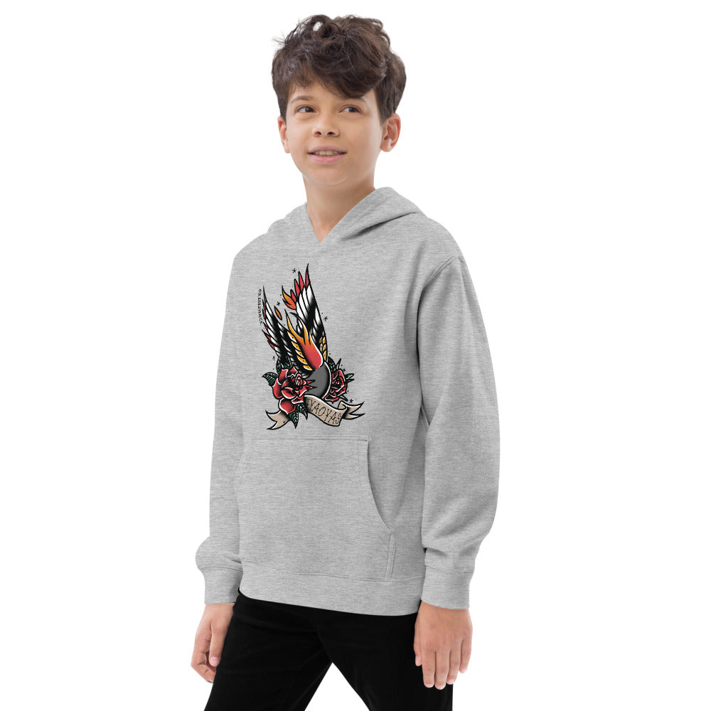Traditional AO Tat - Kids fleece hoodie