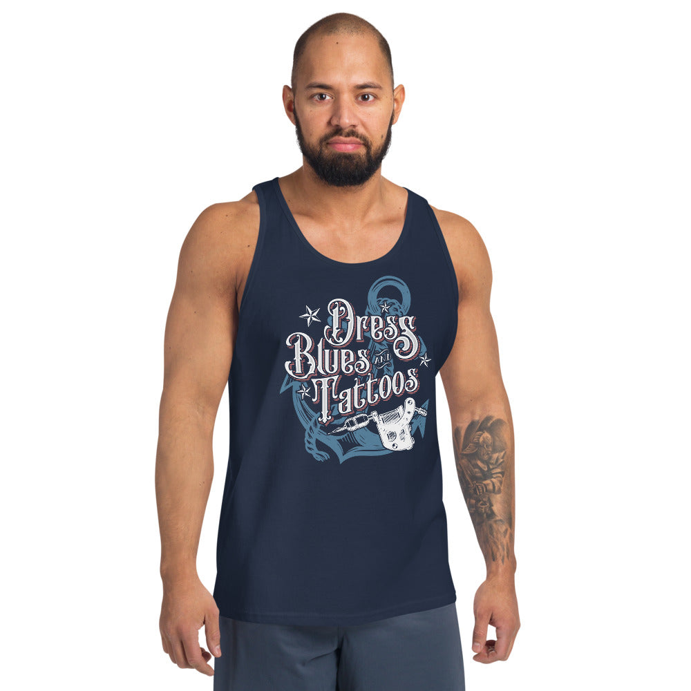 Dress Blues and Tattoos - Tank Top