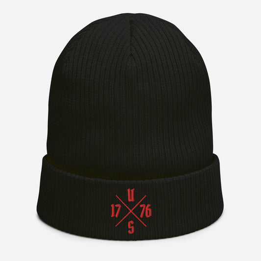 US1776 - Organic ribbed beanie