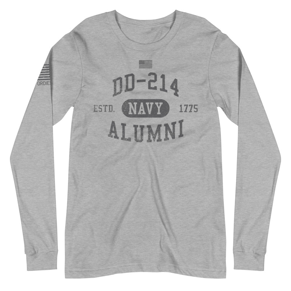 DD-214 Alumni - USN - Long Sleeve Tee