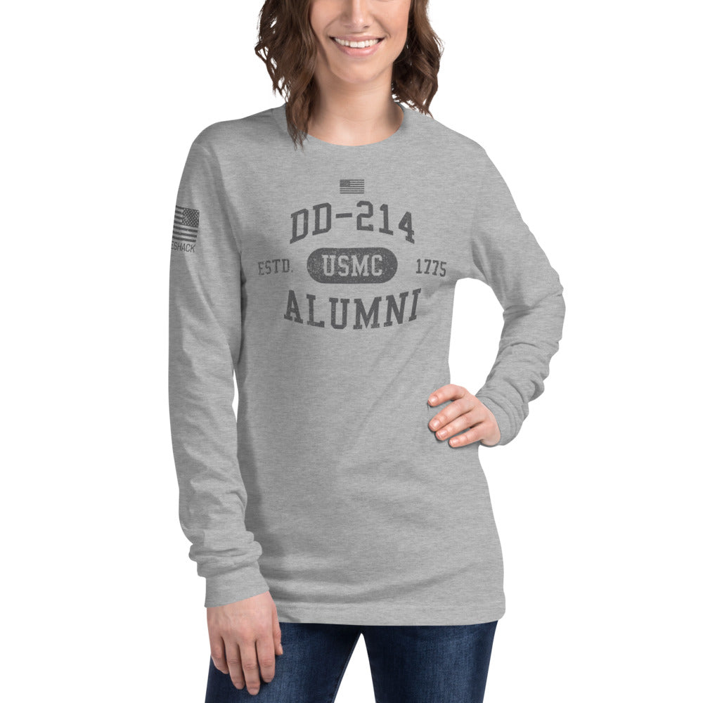 DD-214 Alumni - USMC - Long Sleeve Tee