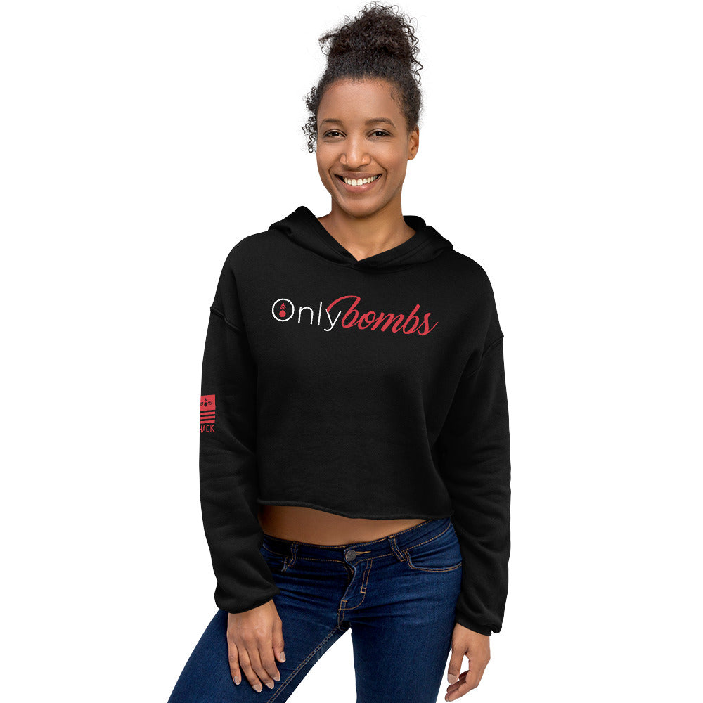 Only Bombs - Crop Hoodie