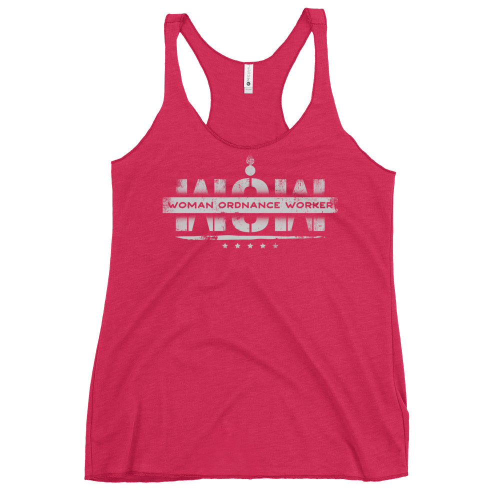 Woman Ordnance Worker - Women's Racerback Tank