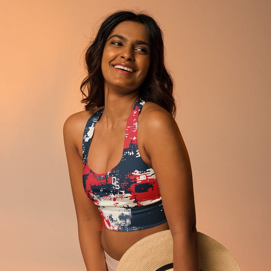 Patriotix - Longline sports bra