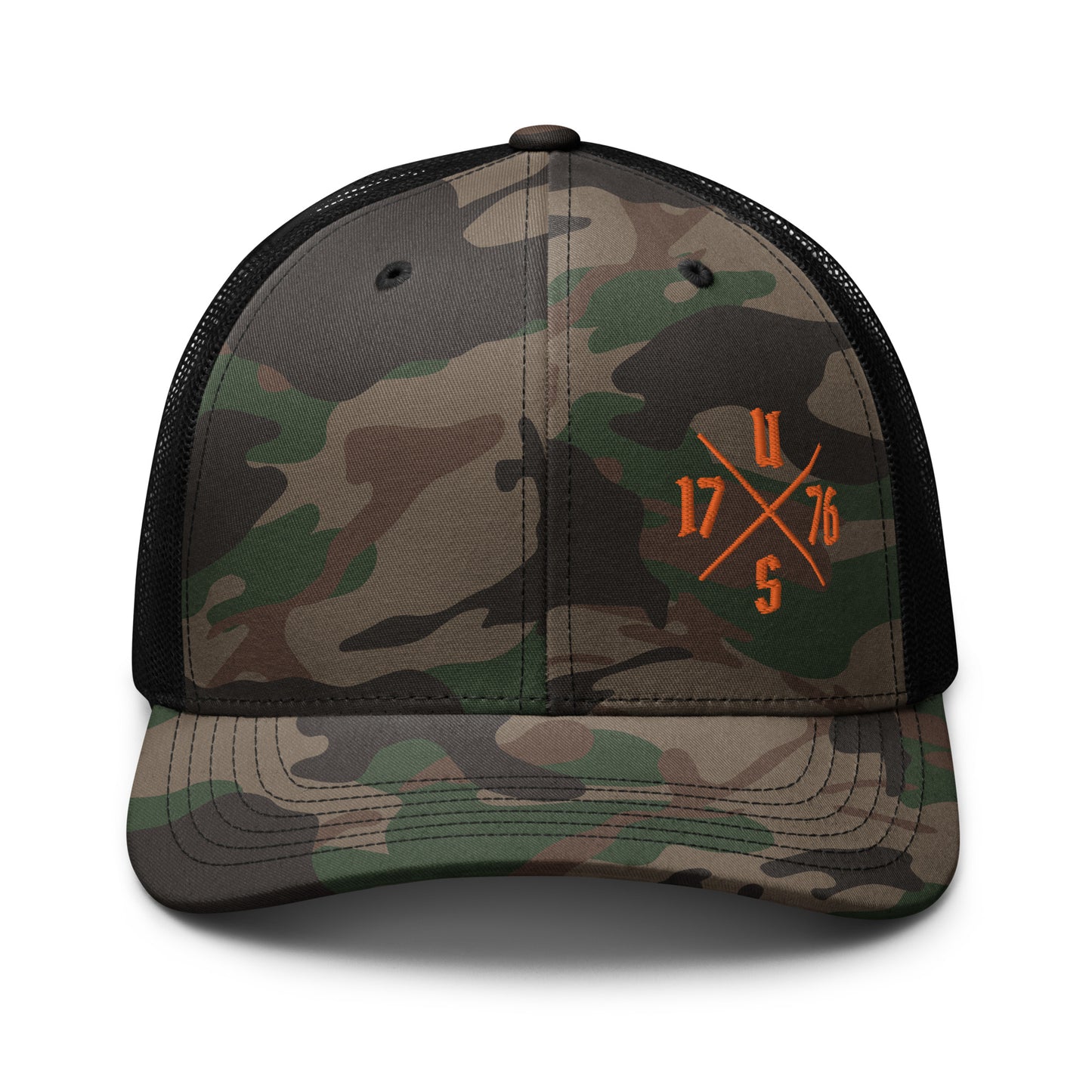 US1776 - Camouflage trucker hat