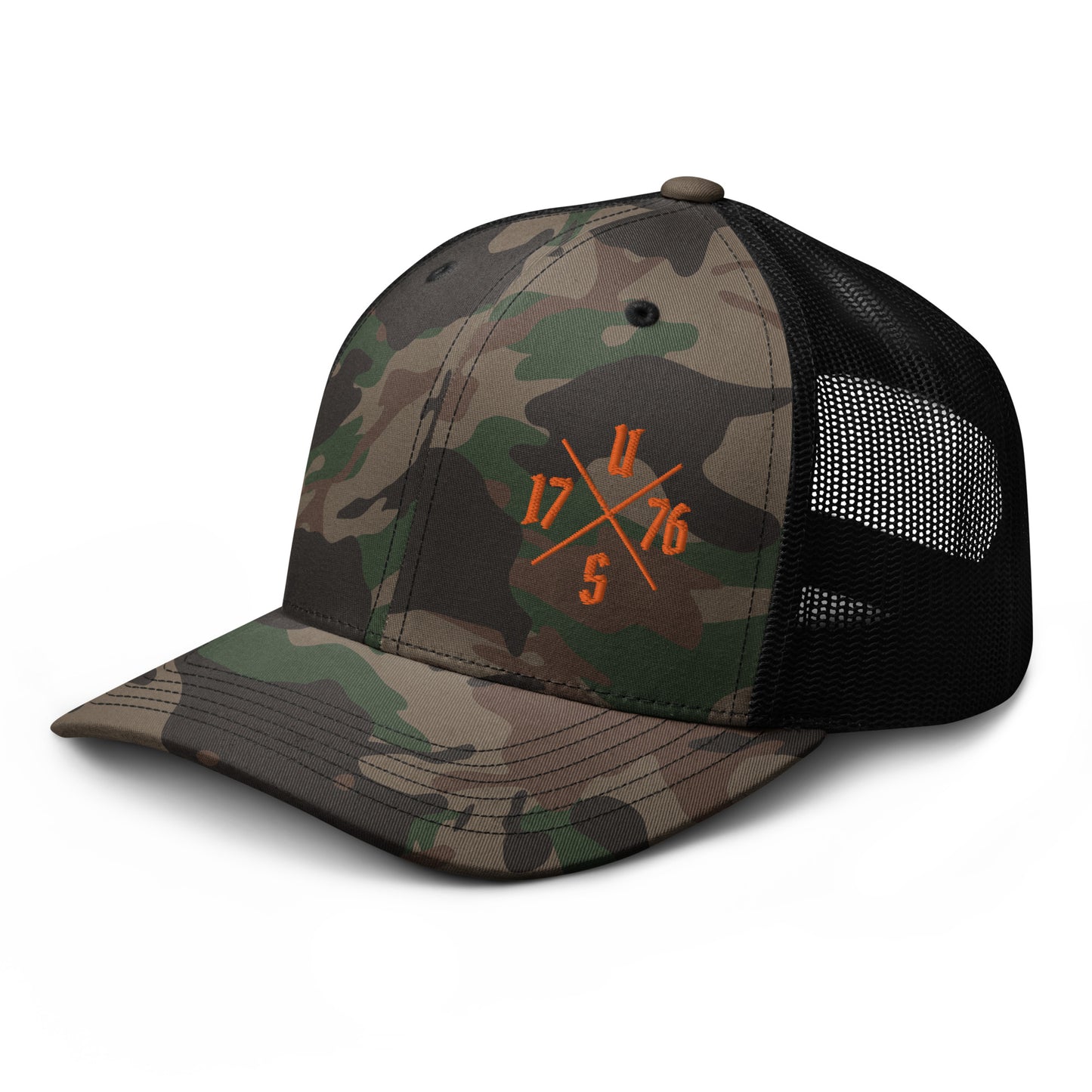 US1776 - Camouflage trucker hat