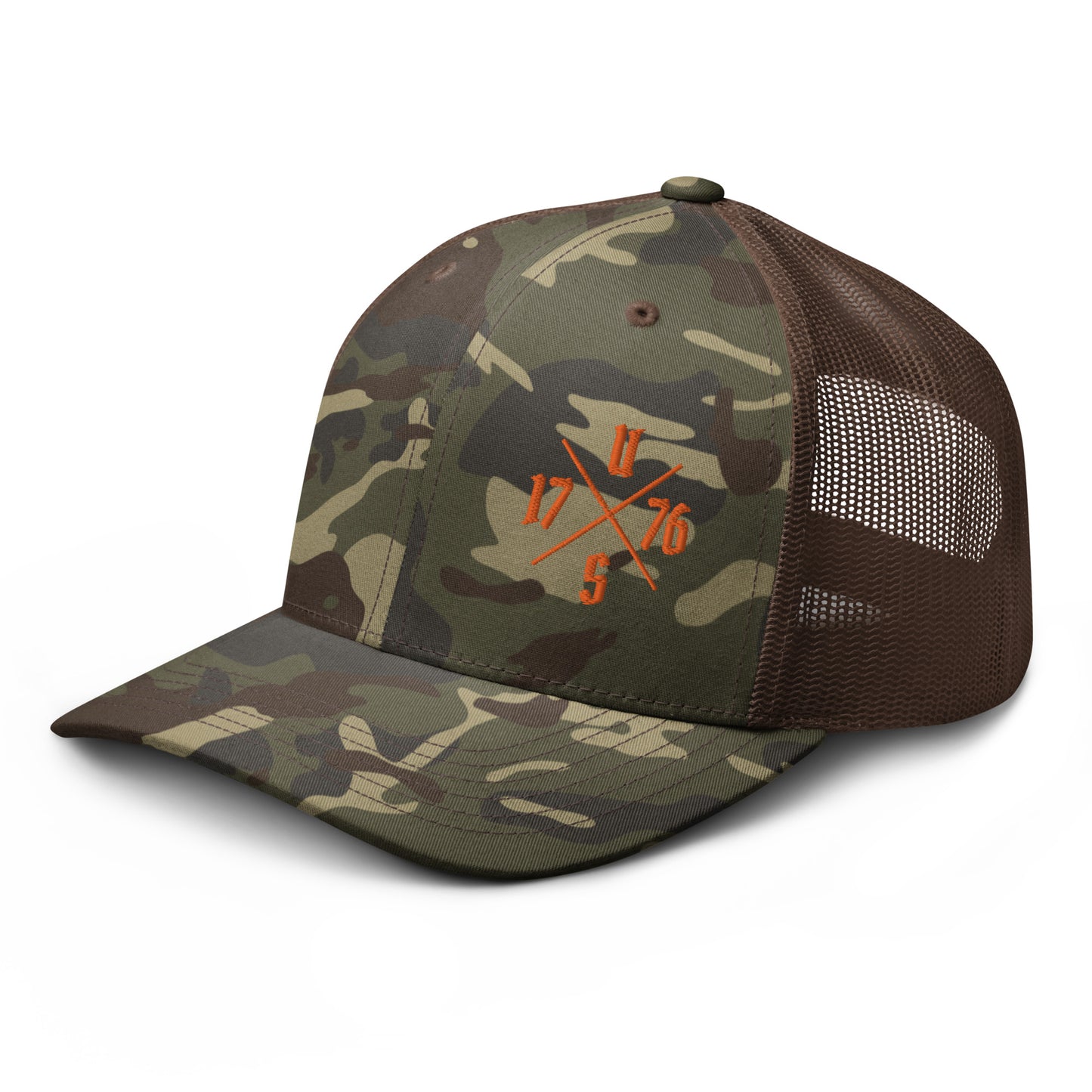 US1776 - Camouflage trucker hat