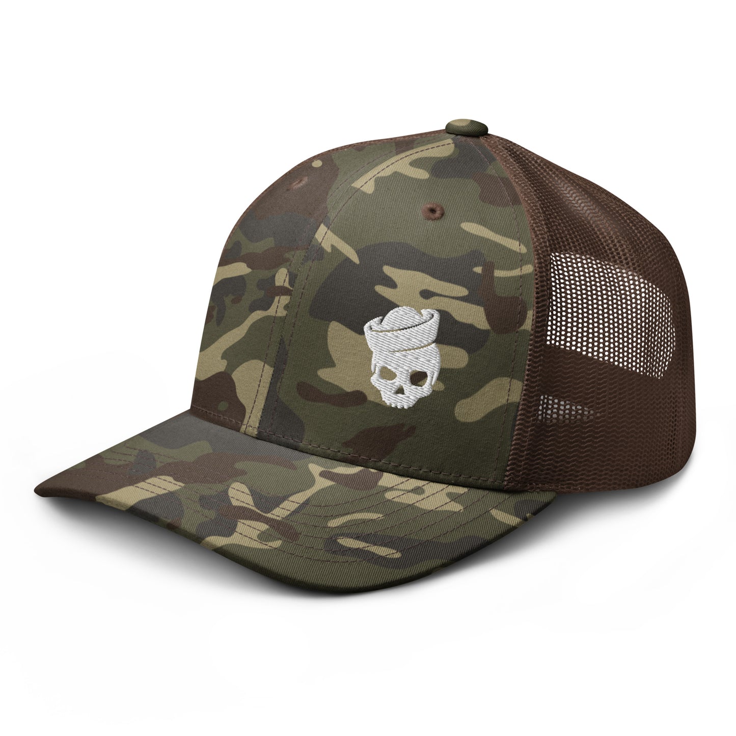 Salty Bastard - Camouflage trucker hat