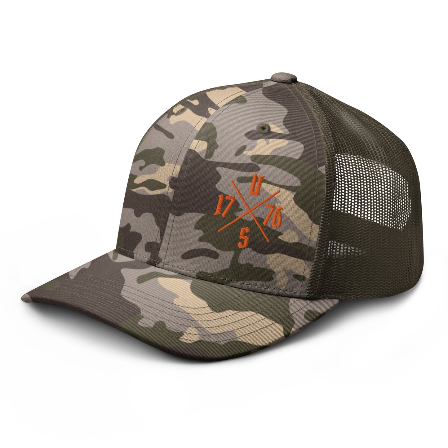 US1776 - Camouflage trucker hat