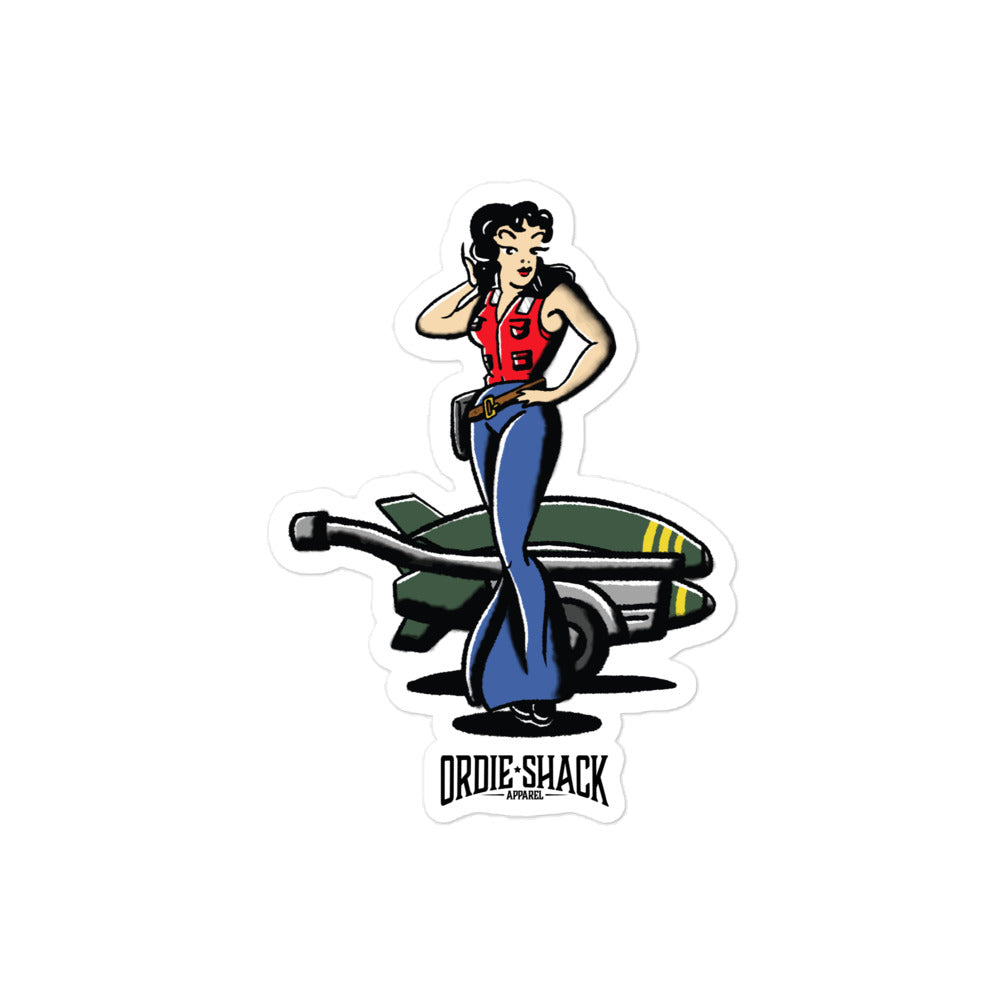 Ordie Americana Pin-Up - Sticker