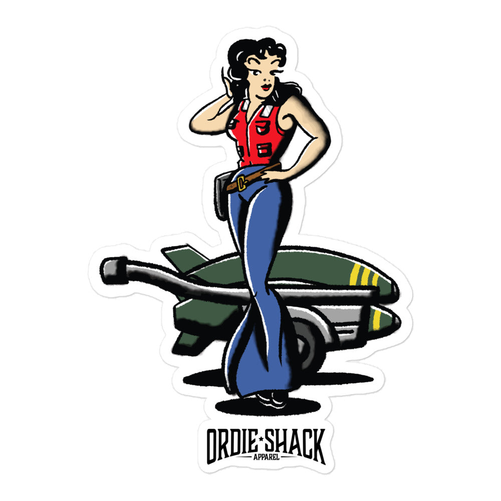 Ordie Americana Pin-Up - Sticker