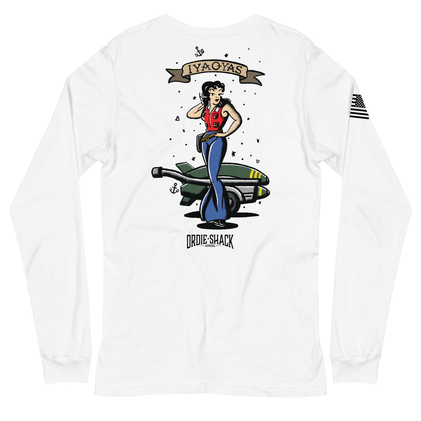 Ordie Americana Pin-Up - Long Sleeve Tee