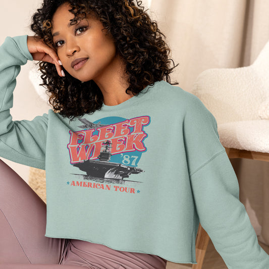 Fleet Week American Tour - Crop Sweatshirt