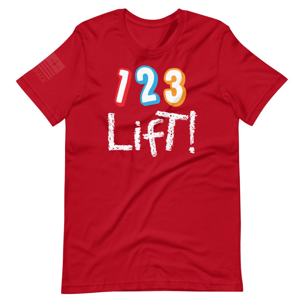 123 Lift - Short-Sleeve T-Shirt - Ordie Shack LLC