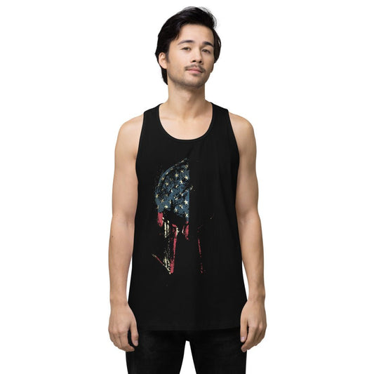 American Spartan - tank top - Ordie Shack LLC