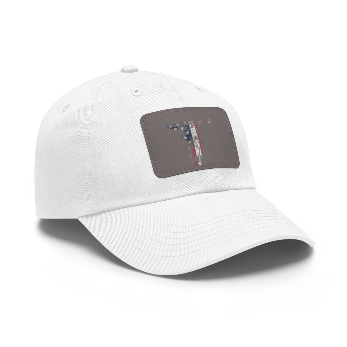 Longhorn - Dad Hat with Leather Patch