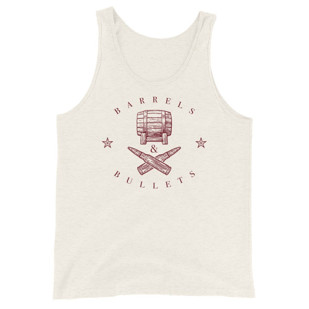 Barrells & Bullets - Tank Top - Ordie Shack LLC