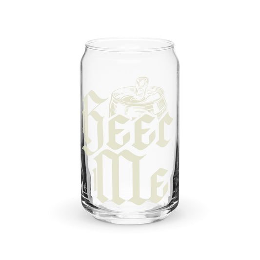 Beer Me - Can-shaped glass - Ordie Shack LLC