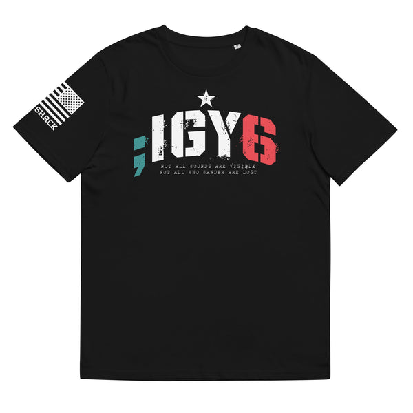 if six was nine t-shirt ROCK OFF 1 cotton Black print HSC M