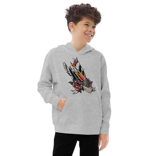 Traditional AO Tat - Kids fleece hoodie