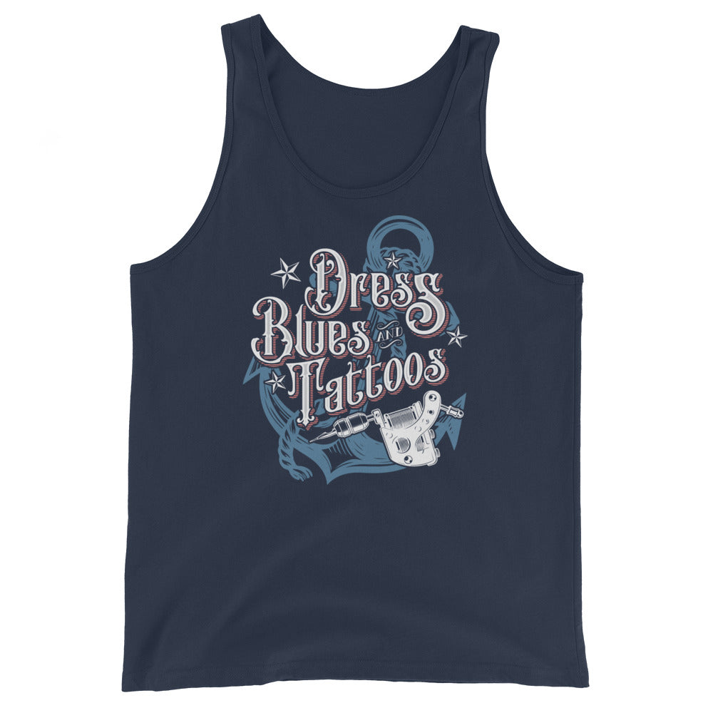 Dress Blues and Tattoos - Tank Top