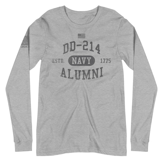 DD-214 Alumni - USN - Long Sleeve Tee