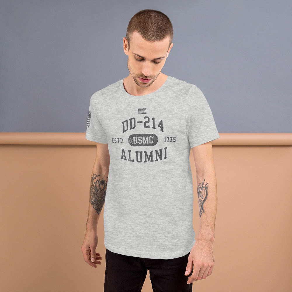 DD-214 Alumni - USMC - Short-Sleeve Unisex T-Shirt