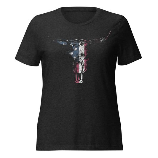 Longhorn - Women’s relaxed tri-blend t-shirt